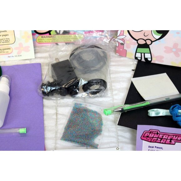 Cartoon Network Powerpuff Girls Club Craft Night Light Journal Sticker Jewel - Picture 5 of 14